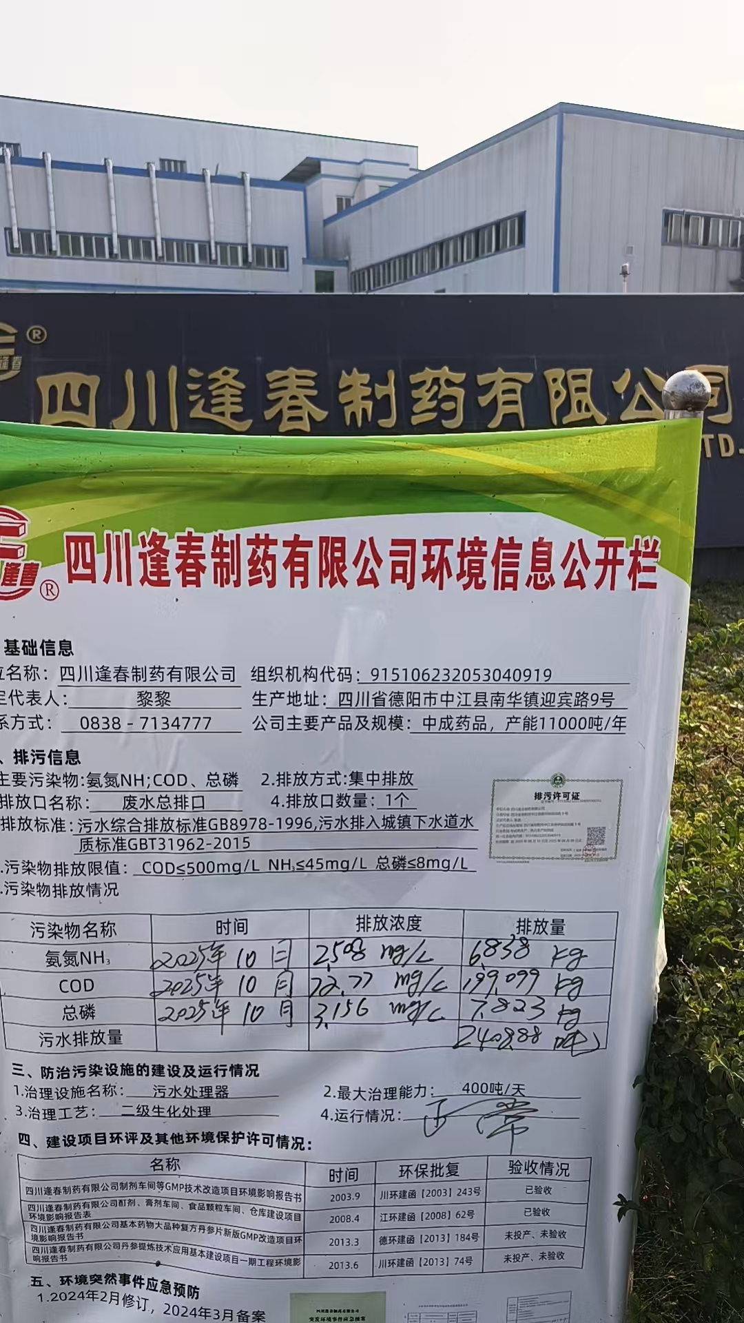 2025年10月环境信息